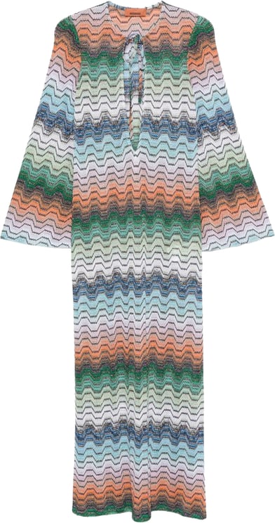 Missoni Dresses Multi Blk/Green/Orange