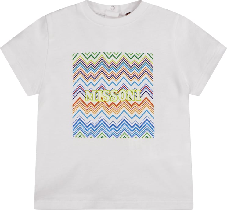 Missoni Missoni Baby Jongens T-Shirt In Wit