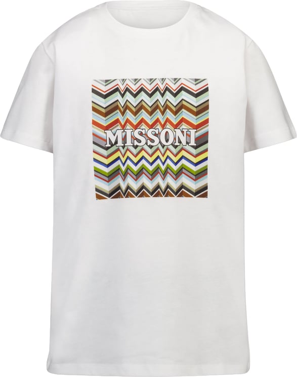 Missoni Missoni Kinder Jongens T-Shirt In Wit