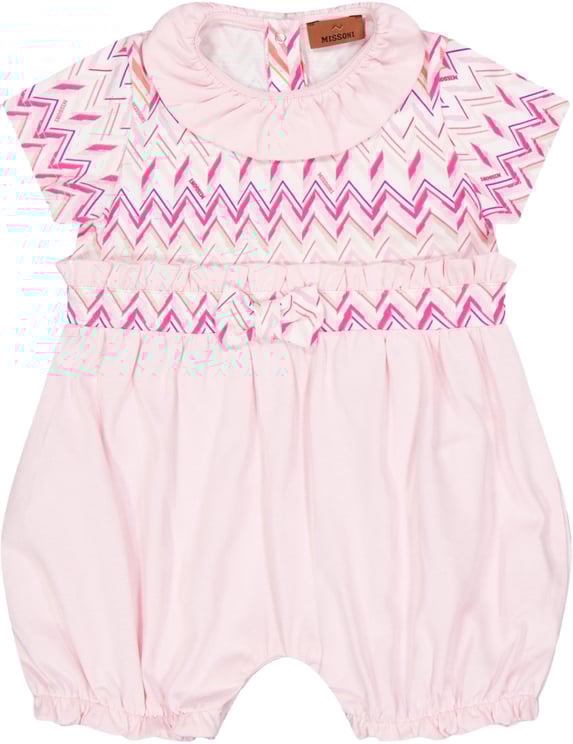 Missoni Missoni Baby Meisjes Boxpakje In Licht Roze