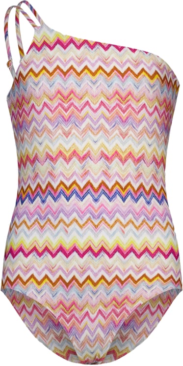 Missoni Missoni Kinder Meisjes Zwemkleding In Fuchsia