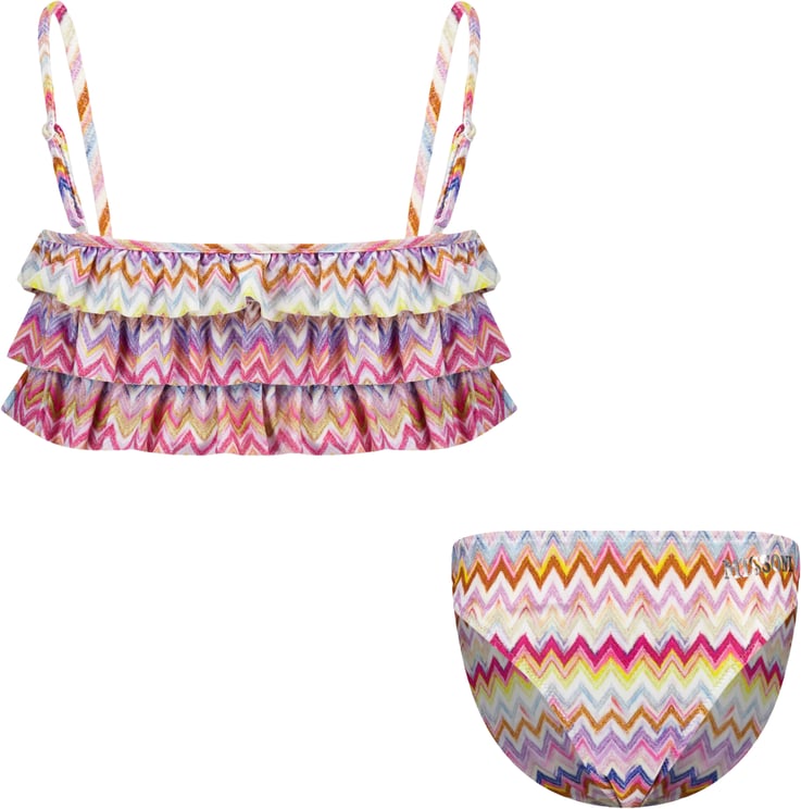 Missoni Missoni Kinder Meisjes Zwemkleding In Roze