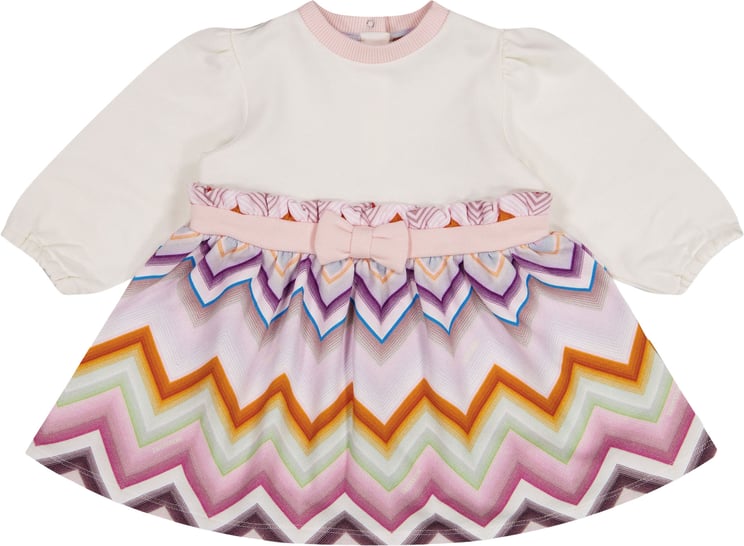 Missoni Missoni Baby Meisjes Jurk In Off White