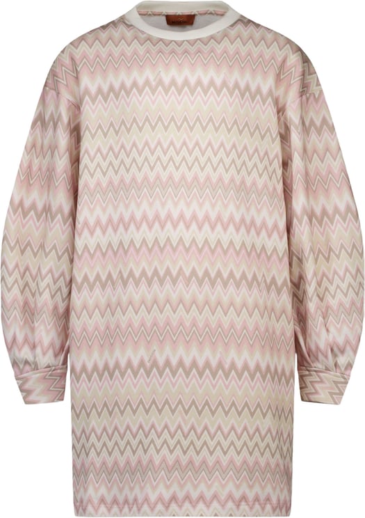 Missoni Missoni Kinder Meisjes Jurk In Licht Roze