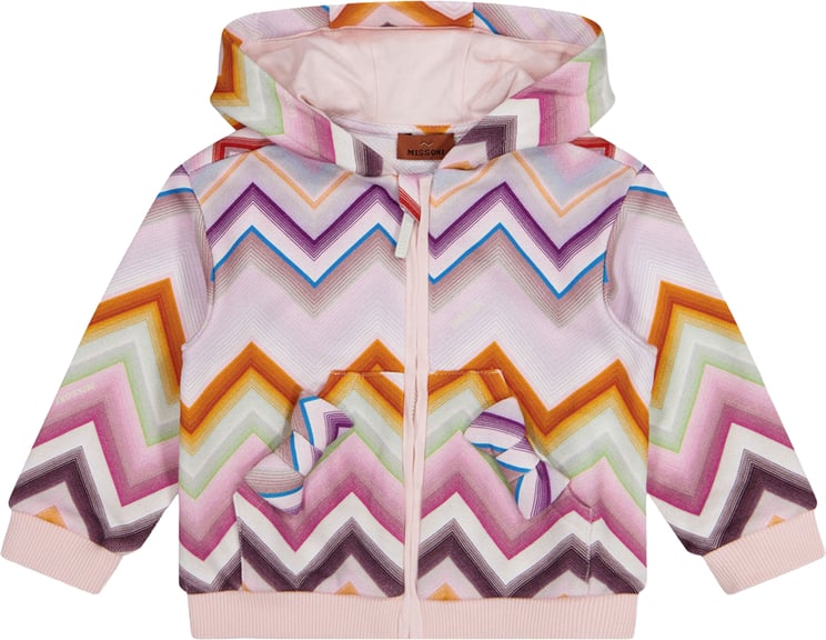 Missoni Missoni Baby Meisjes Vest In Licht Roze