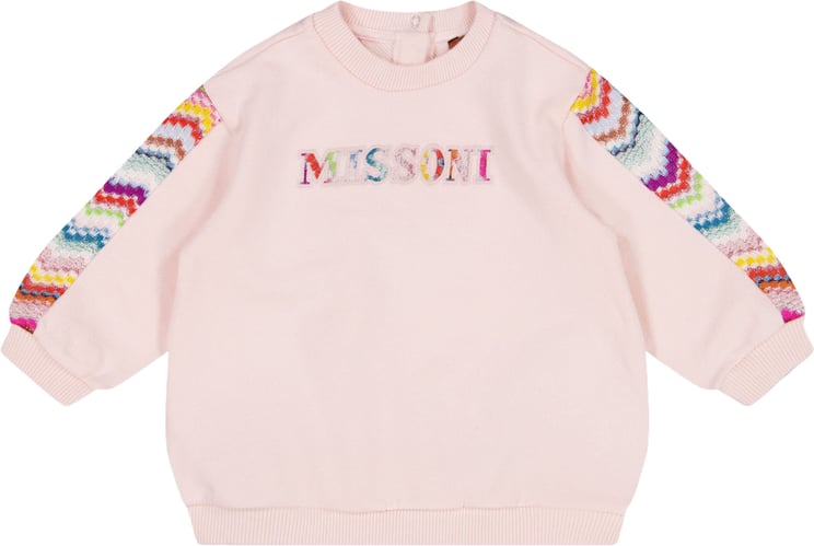 Missoni Missoni Baby Meisjes Trui In Licht Roze