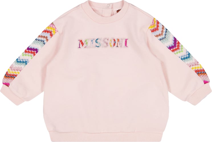 Missoni Missoni Baby Meisjes Trui In Licht Roze