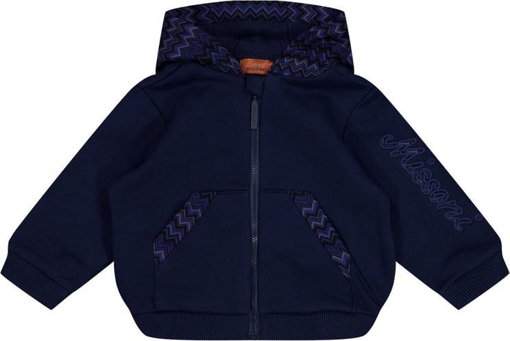 Missoni Missoni Baby Jongens Vest In Navy