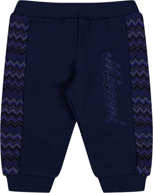 Missoni Missoni Baby Jongens Broek In Navy