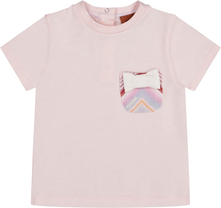 Missoni Missoni Baby Meisjes T-Shirt In Licht Roze