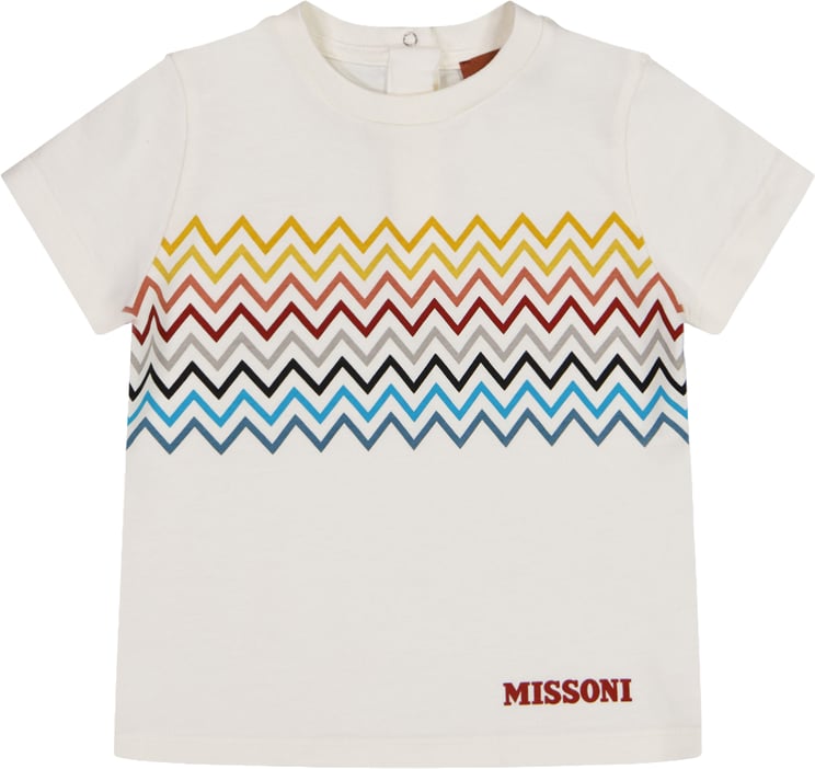 Missoni Missoni Baby Jongens T-Shirt In Off White