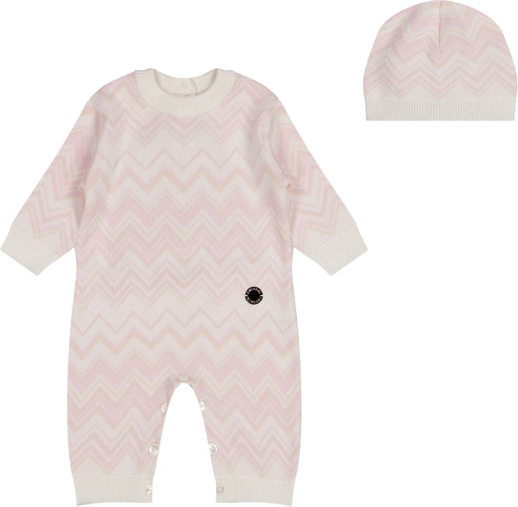 Missoni Missoni Baby Meisjes Boxpakje In Licht Roze