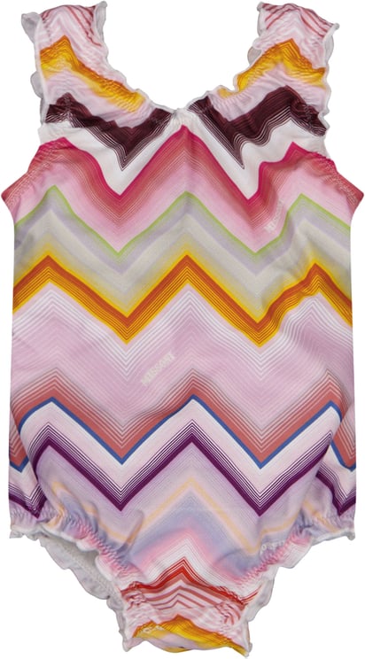 Missoni Missoni Baby Meisjes Zwemkleding In Licht Roze