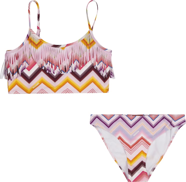Missoni Missoni Kinder Meisjes Zwemkleding In Licht Roze