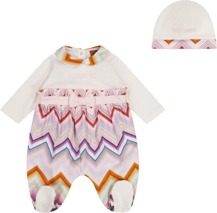 Missoni Missoni Kinder Meisjes Jurk In Off White
