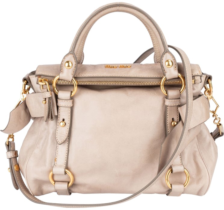 Miu Miu Miu Miu Vitello Lux City Handbag