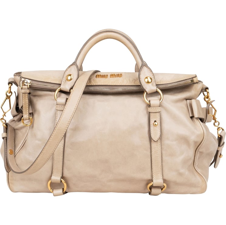 Miu Miu Miu Miu Vitello Lux City Handbag