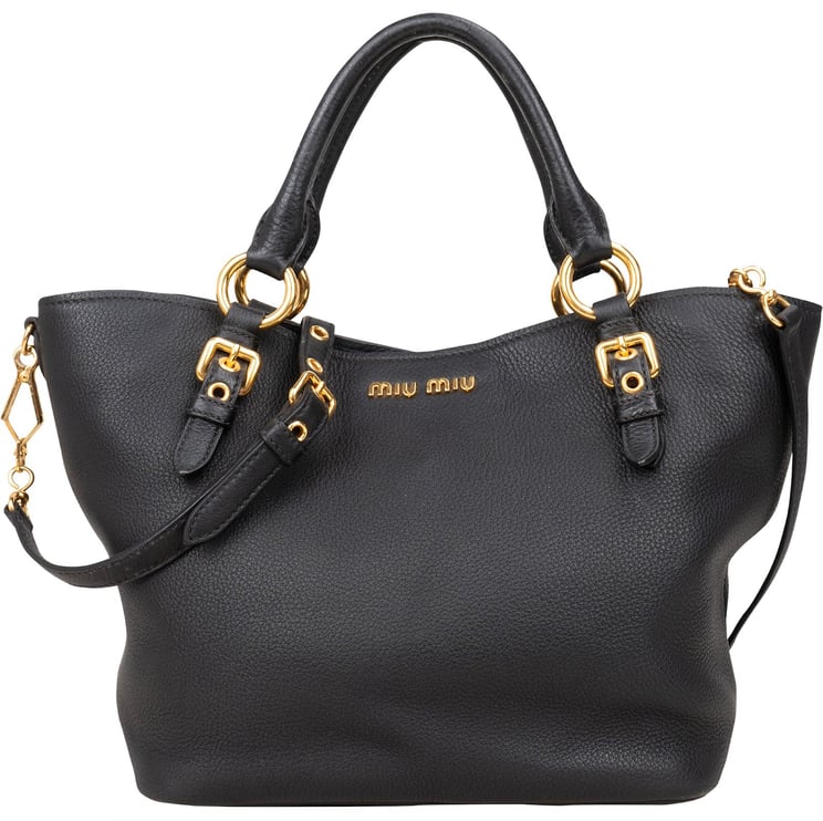 Miu Miu Miu Miu Vitello Daino Leather Small Handbag