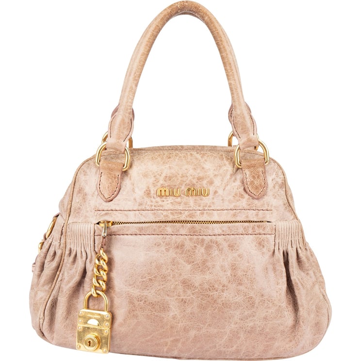 Miu Miu Miu Miu Vitello Lux City Handbag