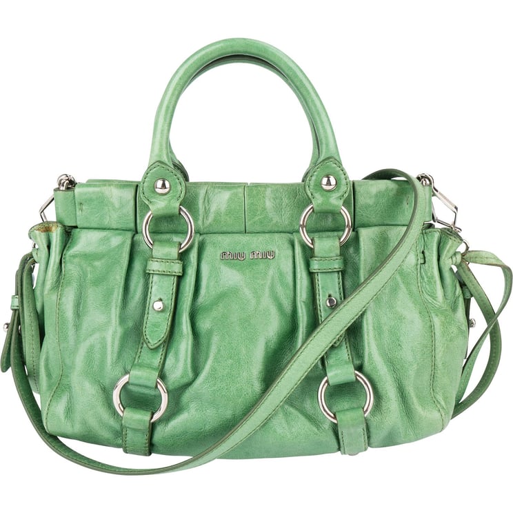 Miu Miu Miu Miu Vitello Lux City Handbag