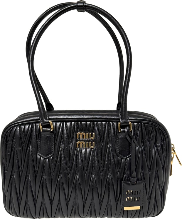 Miu Miu MIU MIU Boston Bag Leather / Black