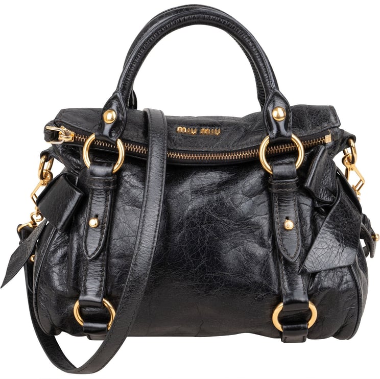 Miu Miu Miu Miu Vitello Lux City Handbag
