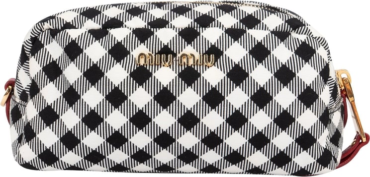 Miu Miu Miu Miu Vichy Gingham Cosmetic Pouch