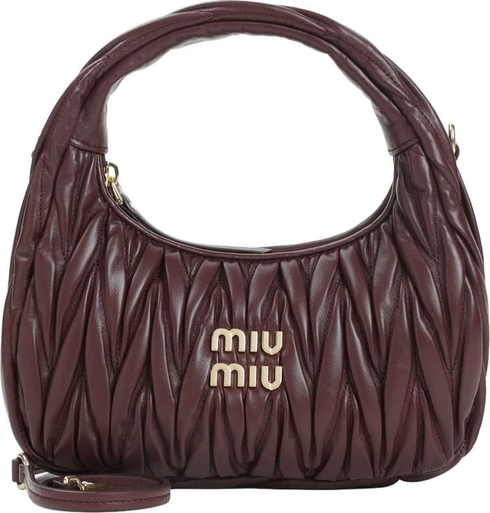 Miu Miu Miu Miu Small Wander Matelassé Hobo Bag