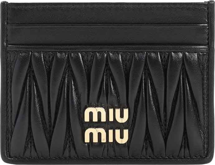 Miu Miu Miu Miu Lamb Leather Cardholder