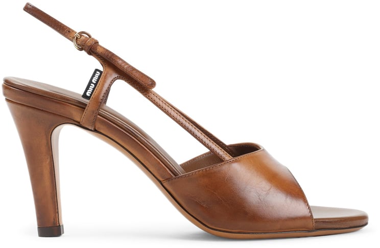 Miu Miu Miu Miu Calf Leather Sandals