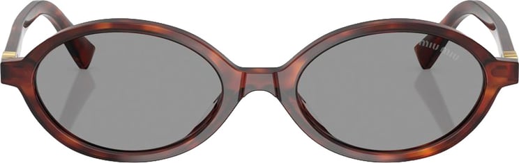 Miu Miu 0MU 04ZS Oval Acetate Sunglasses