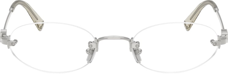 Miu Miu 0mu 53wv Rimless Oval Eyeglasses