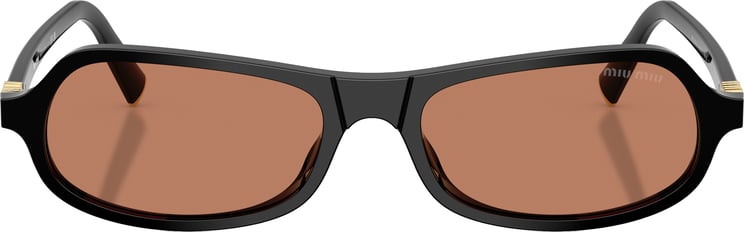 Miu Miu 0mu B10su Glossy Black Acetate Sunglasses