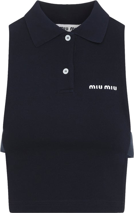 Miu Miu Miu Miu Cotton Polo