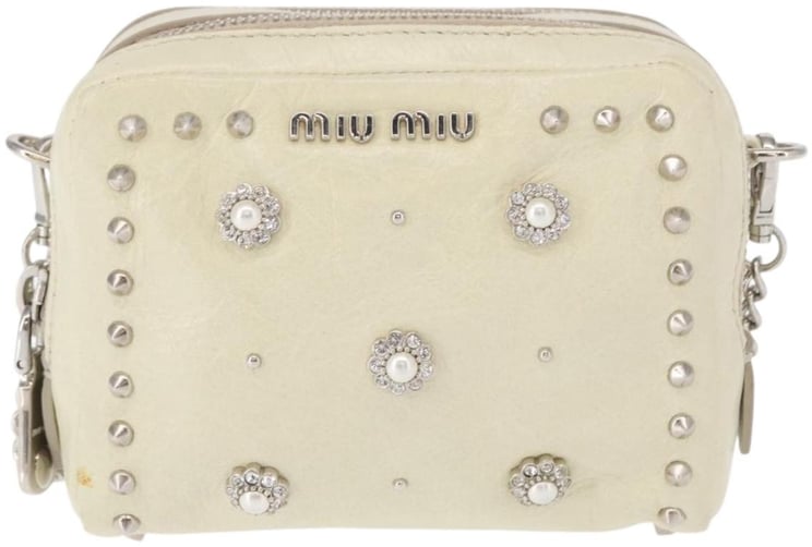 Miu Miu Miu Miu Chain Crossbody Bag Leather