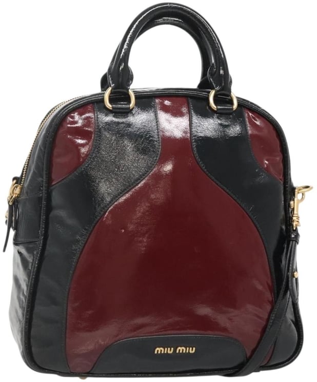 Miu Miu Miu Miu Convertible Satchel Bag Leather