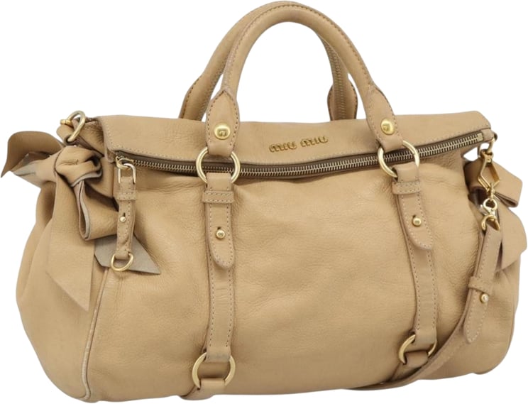 Miu Miu Miu Miu Convertible Satchel Leather Small