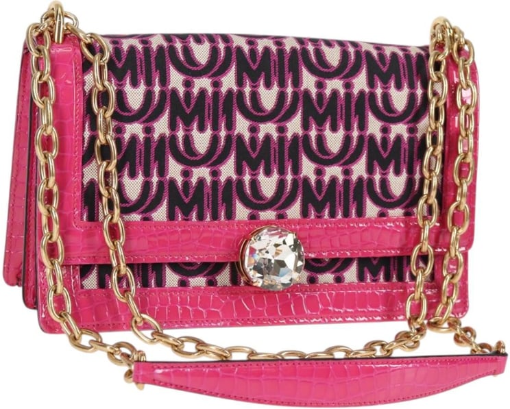 Miu Miu Miu Miu Chain Shoulder Bag Canvas