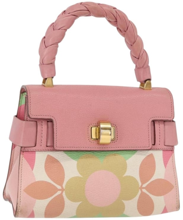 Miu Miu Miu Miu Click Convertible Satchel Leather Medium