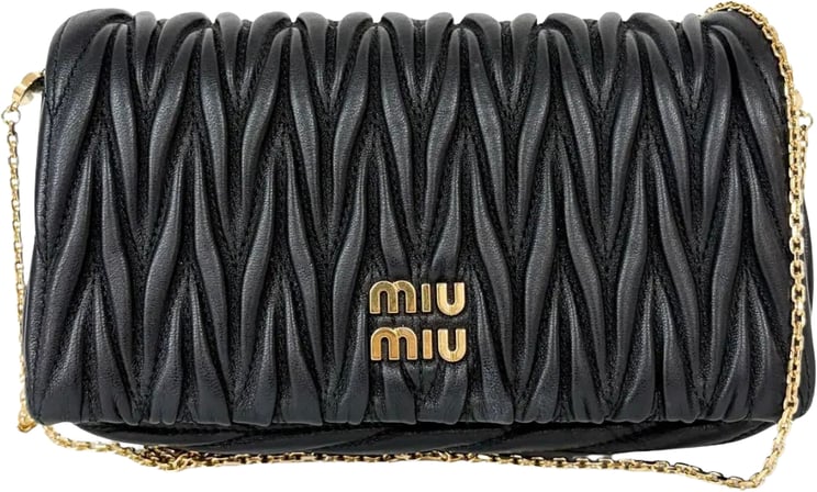 Miu Miu Miu Miu Nappa Matelassè Leather