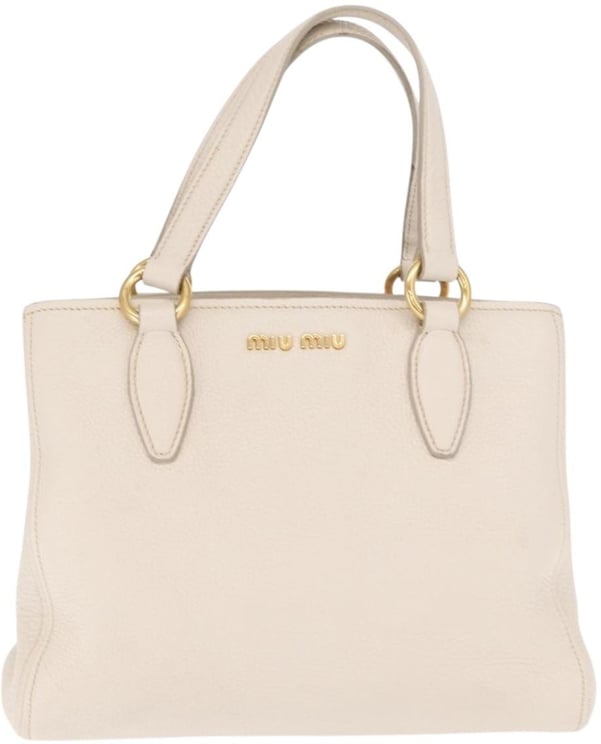 Miu Miu Miu Miu Phenix Convertible Tote Leather Small