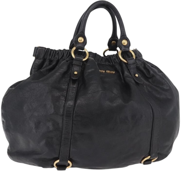 Miu Miu Miu Miu Shopping Tote Leather