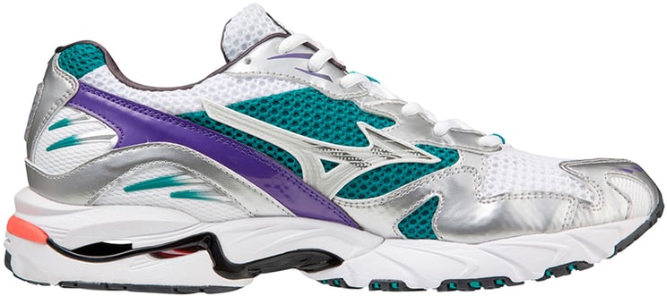 Mizuno Sneakers White/Silver/Teal Blue