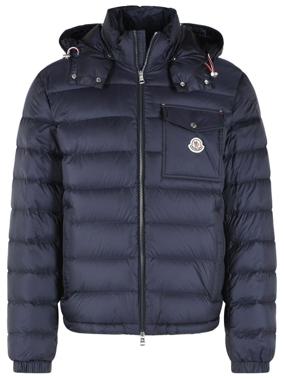 Moncler 'Verith' Blue Polyamide Down Jacket