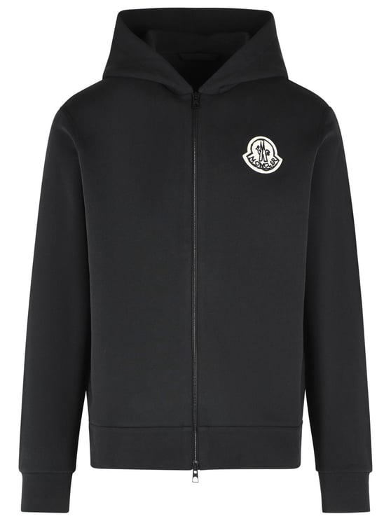 Moncler Black Cotton Sweatshirt