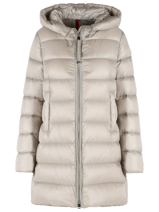 Moncler 'Suyenne' Light Beige Polyamide Down Jacket