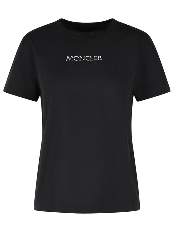 Moncler Black Cotton T-Shirt