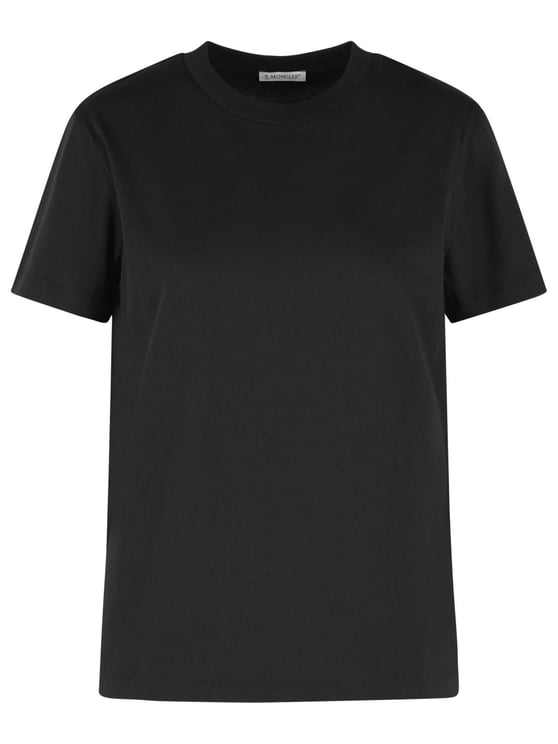 Moncler Black Cotton T-Shirt