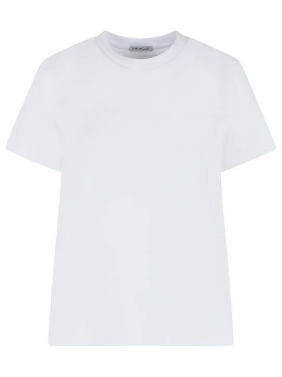 Moncler White Cotton T-Shirt