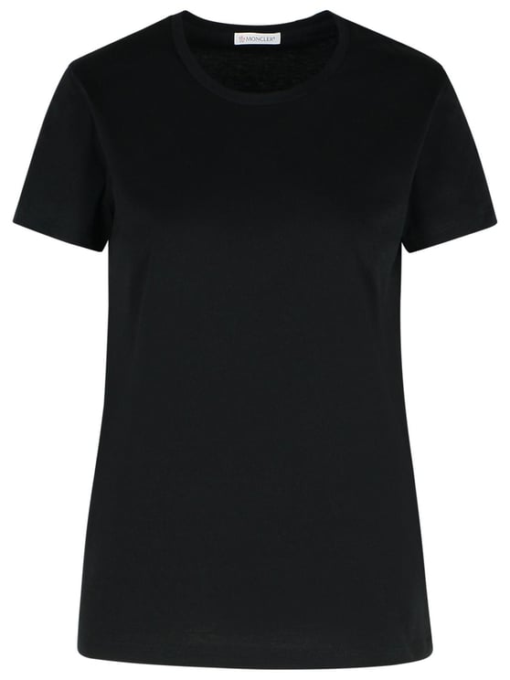 Moncler Black Cotton T-Shirt